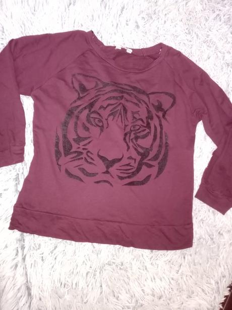 Mikina s hlavou tigra, s