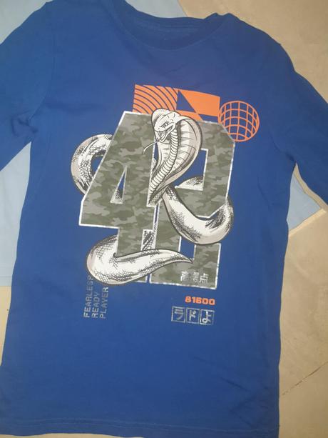 4 ks tričiek, zn. f&f , hm, f&f,140