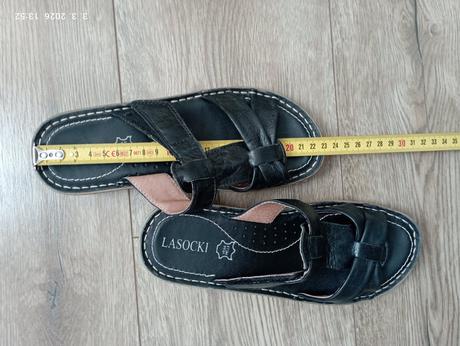 Kožené šľapky (už s poštou), lasocki,35