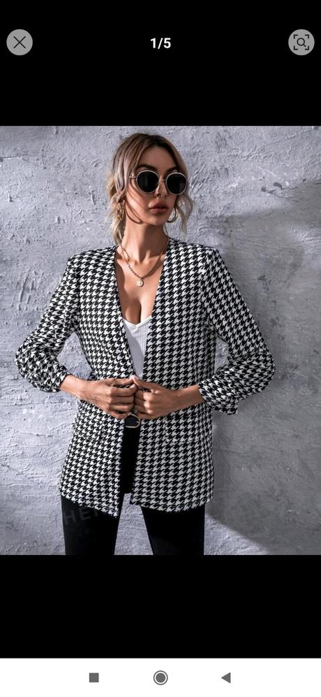 Pepitové sako38, 38