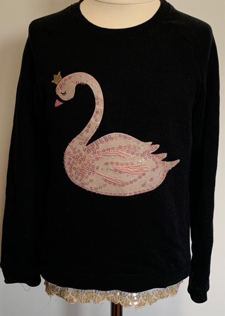 Palonimo mikina s labuťou, palomino,140