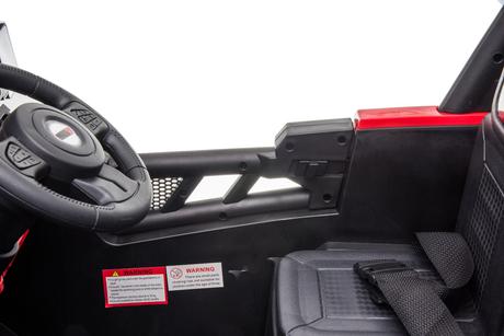 Elektrické autíčko all ride s pohonom červene,