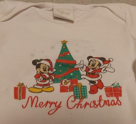 Vianočné body mickey&minnie 62, disney,62