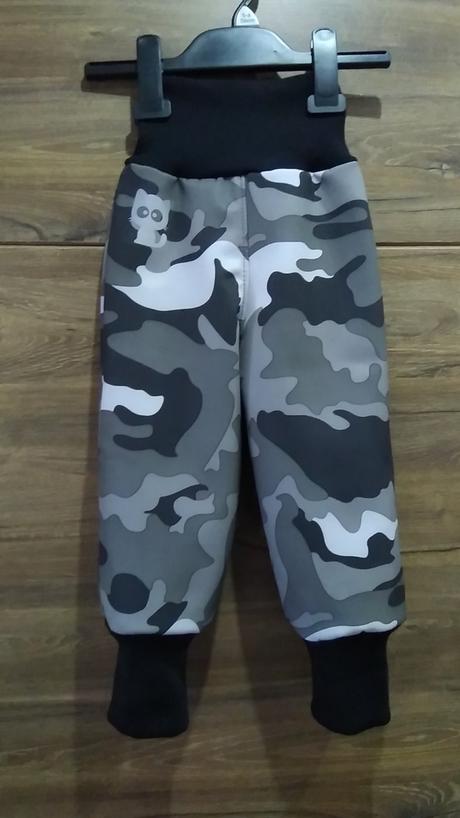 Zimné softshellky kombinované s reflexnym prvkom, 68 - 170