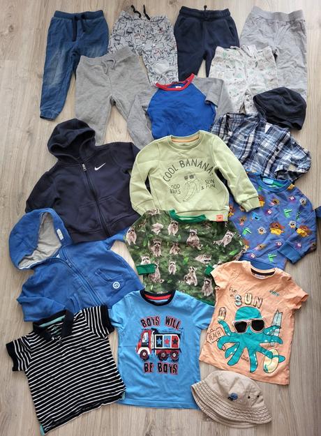 Set chlapčenského oblečenia na 18 až 24 mesiacov, 86–98