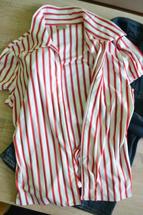 Elastická blúzka na zips s/m, m