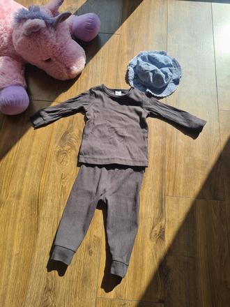 Rebrovaný komplet h&m, h&m,74