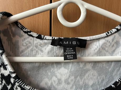 Elastické šaty amisu veľ. 34, amisu,34