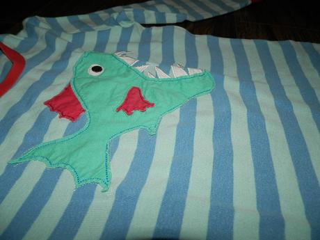 2x pyžamové tričko, 122