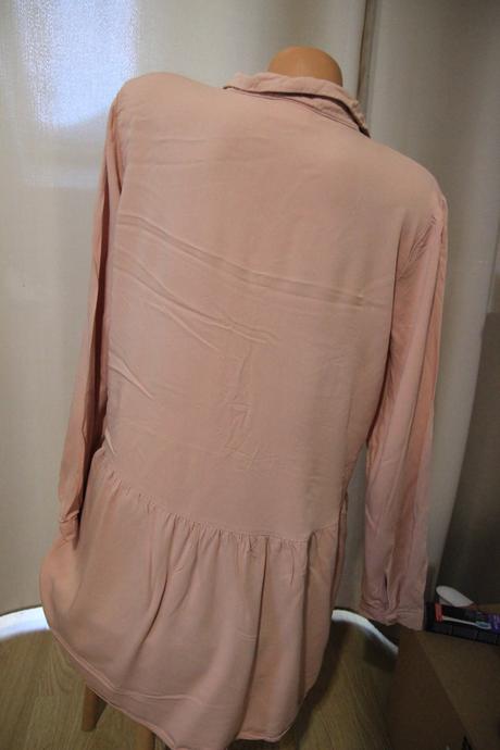Ružová viskózová blúzka, xl, xl
