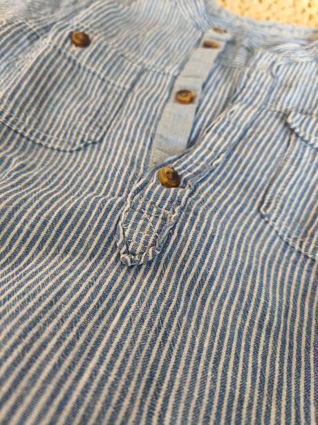 Lanová košela h&m 104-110, bushman,104