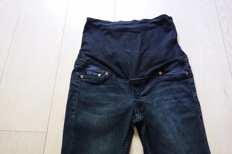 Tehotenské rifle h&m mamam super skinny, h&m,38