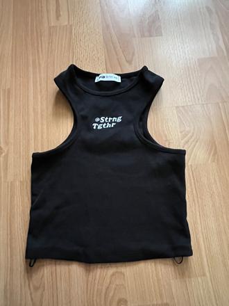 Crop top bez rukávov, new yorker,xs