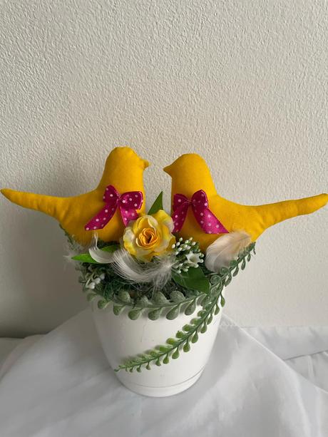 Jarná dekorácia-vtáčiky, 