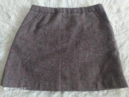 Vlnena sukňa, h&m,36