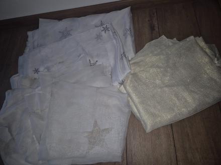 Vianočné záclony top stav, 