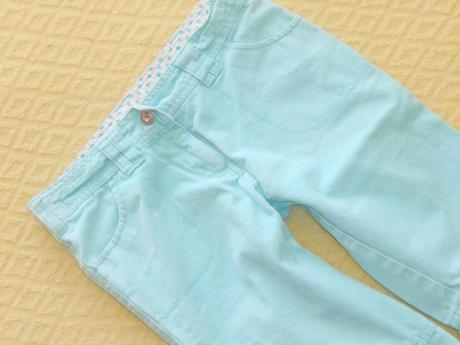 3/4 kraťasy riflové vel 122/128, 122