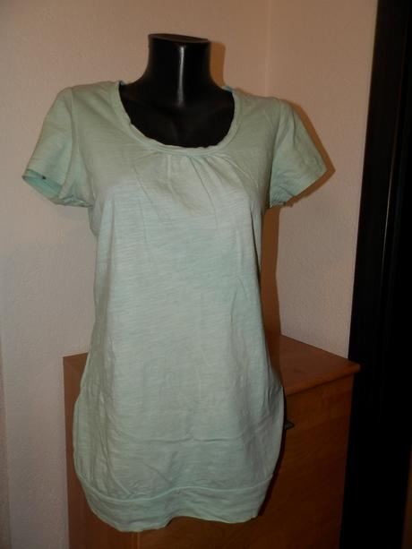 Mentolovozelené tričko l, m