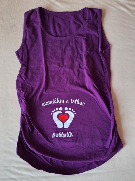 Tehotenské tričká 2x, m