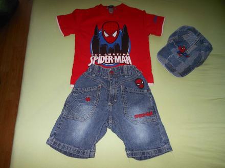 Spidermanovský kompletík h&m 86/92, h&m,86