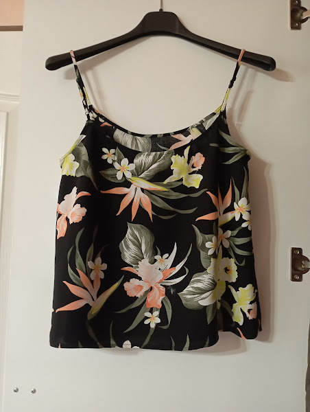 Kvetovaný top, h&m,36