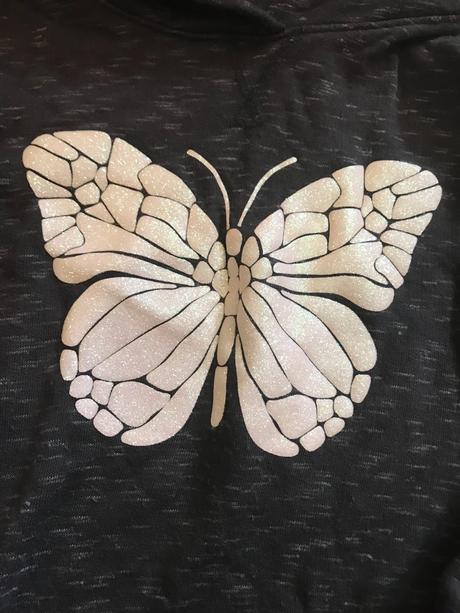 Mikinka motýlik 6-8 rokov, h&m,122