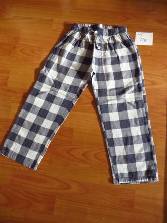 Detské flanelové pyžamové nohavice - veľ. 116, 116