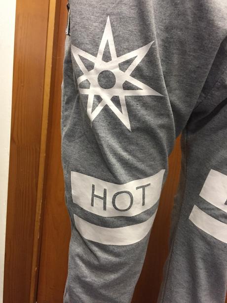 Tepláky s padnutým pudlom, veľ. l, vhodné s/m, l