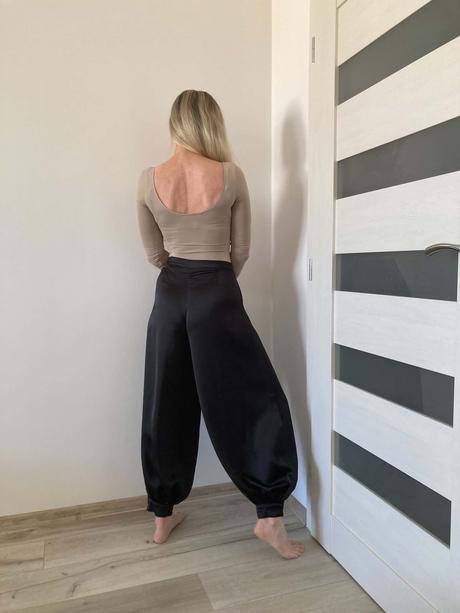 Zara saténové nohavice xs / s, zara,s / xs