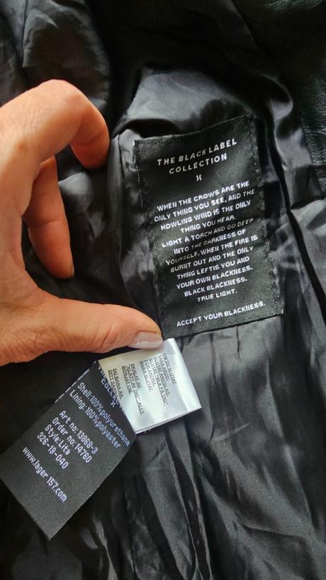 Koženková, kožená bunda s-m, s