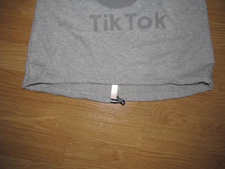 Šedá mikina tik tok v. 152, 152
