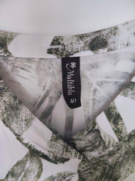 Blúzka - listová potlač, l