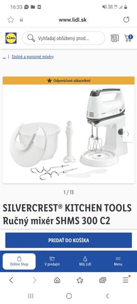 Mixér z Lidla
