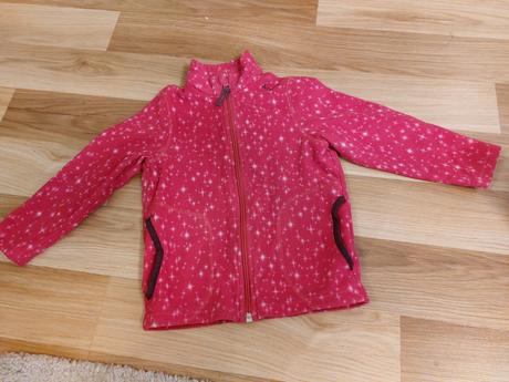 Flisova mikina pre dievčatko, quechua,98