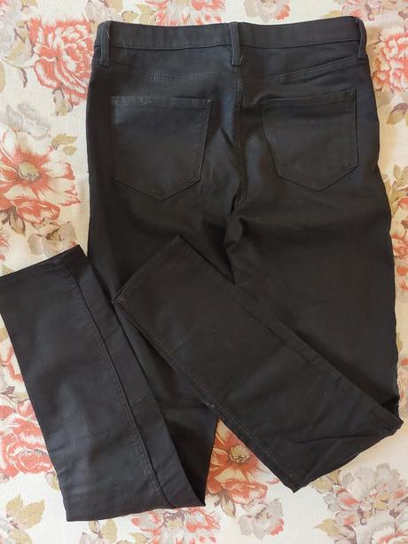 Dievčenské elastické rifle, denim,152