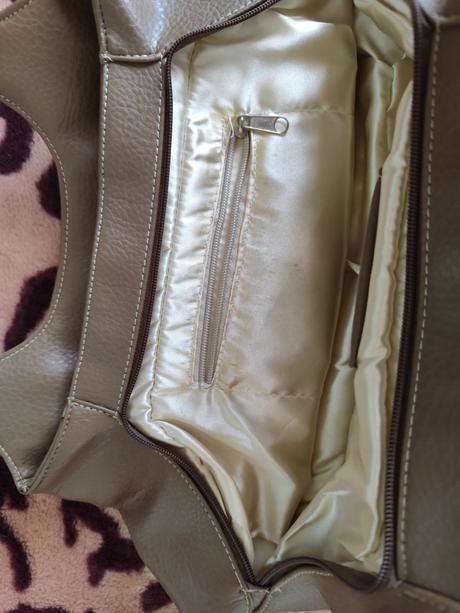 Hnedá koženná kabelka michael kors, nemá štítok, michael kors