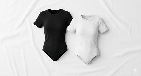 Čierne & biele body základ šatníka - aest, 50