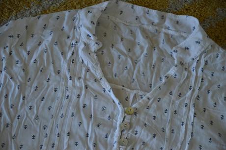 Blúzka s kotvičkami, s