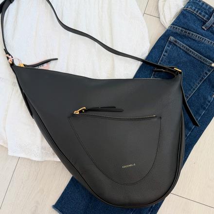 Coccinelle xl crossbody bag čierna, originál, coccinelle