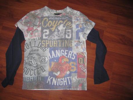 Tričko s dlhým rukávom sisley, sisley,128