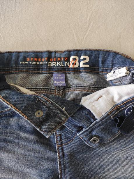 Detské riflové kratase, takko,110