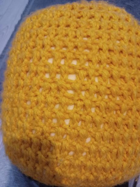 Horčicová taburetka- puf,