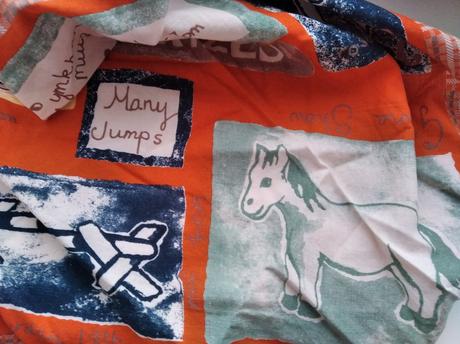 Bavlnená šatka s koníkom, esprit