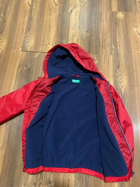 Prechodná nepremokavá bunda, benetton,140
