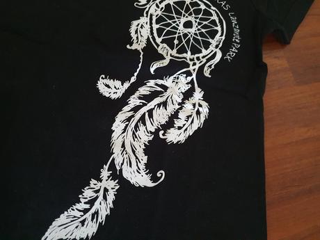 Čierne bavlnené tričko top stav veľ. s, 140