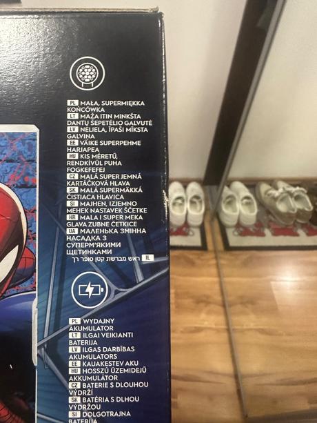 Oral-b spiderman elektrická kefka,