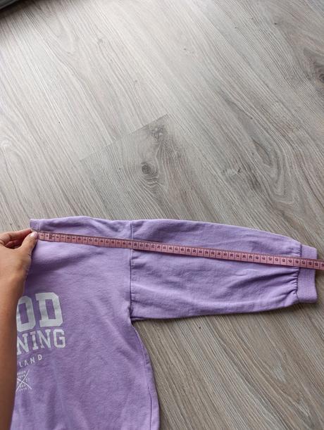 Dievčenská fialová kratšia mikina, sinsay,122