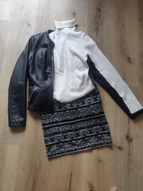 Ciernobiela sukna, camaieu,34