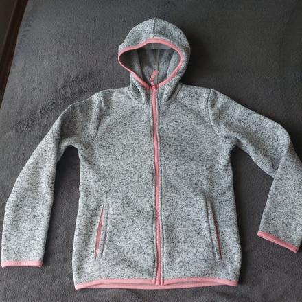 Sivá mikina, h&m,134