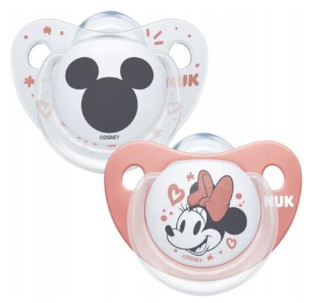 Nuk cumlík trendline mickey s púzdrom 2ks, 6-18m, nuk